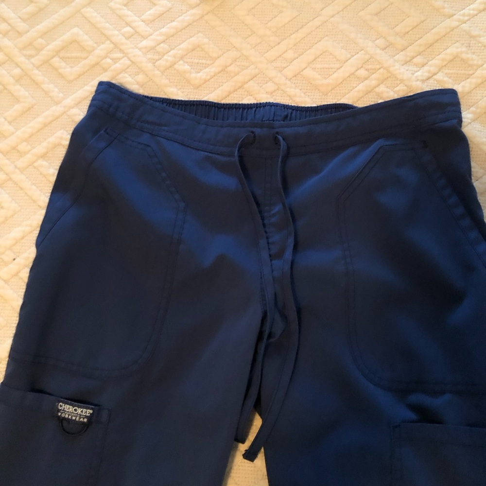 Cherokee navy blue scrub pants